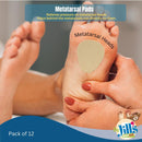 Dr. Jill's Foot Pads, YJ10-2050, Metatarsal Pad 1/4" Firm Foam (12 Pack) Ball of Foot Pad 6