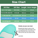 Bacophy Kids Arch Support Insoles Children Orthotic Inserts for Plantar Fasciitis, Flat Feet, Heel Pain Relief, Premium Pu, TPU, Gel Shock Absorption Deep Heel Cup Cushioning Inner Sole (23.5cm) - Multicolor — 6