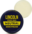 Lincoln Shoe Polish Wax - 2-1/8 oz | Made in USA Since 1925 | Neutral — 1