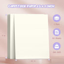 40 Sheets Cream Cardstock Paper 8.5 x 11, Ivory Cardstock Printer Paper | Cream (Milkywhite) | 8.5x11 IN-40 Sheets — 2