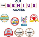 The Genius Square from the Happy Puzzle Company | Game of the Year Award Winner | 60000+ Solutions | STEM Puzzle Game for 1-2 Players | Ages 6 - Adult | Roll the dice and Race to Fill the Grid! — 5