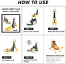 XYH Shoe Stretcher Men Women, Adjustable Shoe Boot Stretcher Length & Width | yellow | 2 — 4