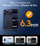 SPIDERCASE for iPhone 17 Pro Case/iPhone 18 Pro Case,Magnetic,Clear — 2