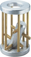 Bits and Pieces Metal Brain Teaser Puzzle, 3D Assembly Puzzle — 1