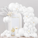 Voircoloria 130pcs White Party Balloons Garland Arch Kit, 18 12 10 5 Inch | 03 White | 5/10/12/18 inch - 130pcs — 1