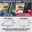 XCBYT Magnetic Car Window Shades for Side Window, 100% Blackout Privacy — 4