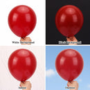RUBFAC Ruby Red Balloon Arch Kit 154pcs Crimson Balloons Different Sizes — 3