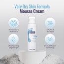 FOOTLOGIX Very Dry Skin Formula Foot Mousse – Urea, Co-Q10, Aloe Vera & Vitamin E | Moisturizing Foot Mousse for Dry & Rough Feet | Fragrance-Free, Non-Greasy | 4.23 fl oz — 2
