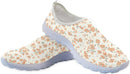Daily Low Top Slip On Floral Print Sneaker Breath Mesh Insole Shock Absorb Thick Outsole Relax Leisure Shoe - Flora‑e — 5