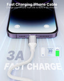 Aioneus Short iPhone Charger Cord 1ft 2Pack, Apple Certified USB A to Lightning Cable 1 Foot Nylon Braided Short iPhone Cable Fast Charging for iPhone 14 13 12 11 Pro Max XR XS 8 7 6 Plus SE 5