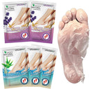 5 Pack Foot Peeling Mask,Exfoliator Peel Off Calluses Dead Skin Callus Remover,Foot Mask for Dry Cracked Feet,Foot Peel Masks for Men and Women,Feet Peeling Mask,Spa Gifts for Women,Self Care Gifts — 1
