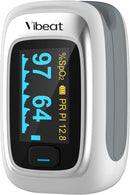 Vibeat Fingertip Pulse Oximeter, Blood Oxygen Saturation Monitor| O2 Meter, Portable SPO2 & Pulse Rate Monitor, Batteries and Lanyard Included — 1