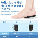 DR. Potter+ 4 Layers Adjustable Height Increase Insoles, 1 Inch Heel Lift for Leg Length Discrepancies, Heel Cushions for Heel Spurs and Heel Pain, Heel Inserts for Women and Man (Black, Large) — 5