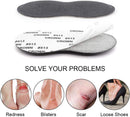 Dr.Foot Heel Grips for Women and Men, Self-Adhesive Heel Cushion Inserts Prevent Heel Slipping, Improve Shoes Too Big, Rubbing, Blisters, Foot Pain- 2pairs+ Extra 1pair(Grey) — 2