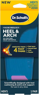 Dr. Scholl’s Pain Relief Heel & Arch All-Day Orthotics for Men, Treats Heel Spurs, Arch and Plantar Pain, 1 Pair - Men's 8-12 — 1