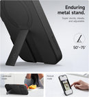SURITCH for iPhone 16 Plus Case with Magnetic Camera Slide Cover and Adjustable Kickstand, Compatible with MagSafe, Shockproof Bumper Case Slim Protective Cover for iPhone 16 Plus 6.7 Inch, Black — 5