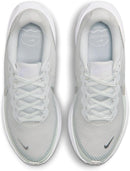 Nike Women's Revolution 8 Road Running Shoes - Off White/Metallic Silver/Barely Green — 4