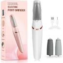 Electric Callus Remover for Feet, ZABOUL Electric Foot Filer Rechargeable Pedicure Tools Foot Grinder Smooth Pedicure Wand Feet Care for Removes Dry Hard & Dead Skin Ideal Gift - White — 1