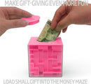 Trekbest Money Maze Puzzle Box - A Fun Unique Way to Give Gifts for Kids and Adults (Pink) — 2