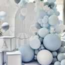 Voircoloria 105pcs Dusty Blue Party Latex Balloons, 12inch | 19 Dusty Blue | 12 inch - 105pcs — 6