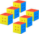 CFMOUR 3x3 Speed Cube Set - Stickerless Magic Bundle, 6Pack, Puzzle Toys — 1