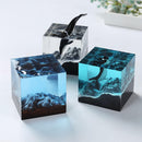 RESINWORLD Set of 4, 3", 2", 1.5", 1", 0.5" Clear Silicone Cube Molds, Large Deep Square Epoxy Resin Mold,… — 6