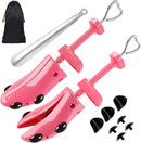 LANNEY Shoe Stretcher for Women & Men Wide Feet - Premium Shoe Expander Widener Stretch Length Width | Pink — 1