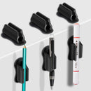 Adhesive Pen Holder for Wall Pencil Holders for Desk, 6Pack Silicone Pen Holders for Clipboard, Marker Holder Pen Holder Clip, Pencil Holder for Classroom Must Haves Teacher Supplies, Stylus Holder — 1
