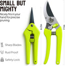 2-Pack Stainless Steel Gardening Scissors, Pruning Shears and Clippers for Gardening | Pruning Shears Combo — 2
