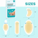 Promifun Blister Pads - 28 ct Water Resistant Hydrocolloid Bandages for Foot, Toe, Heel - Gel Blister Cushions for Prevention & Recovery, Variety Pack | 28 Count (Pack of 1) — 2