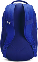 Under Armour Unisex Hustle 6.0 Backpack, 401 BLUE, OSFM | One Size | (401) Royal / Royal / Metallic Silver — 2