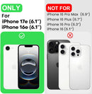 LOVE 3000 Designed for iPhone 16e/17e Case, Premium Silicone with [Soft Anti-Scratch Microfiber Lining] Shockproof Protective Phone Case for Men Women Girls 6.1", Black — 6