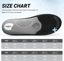 VALSOLE Heavy Duty Support Pain Relief Orthotics - 220+ lbs Plantar Fasciitis High Arch Support Insoles for Men Women, Flat Feet Orthotic Insert, Work Boot Shoe Insole, Absorb Shock with Every Step - Brown — 8