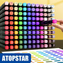 ATOPSTAR 120 Colors Alcohol Markers Artist Drawing, Dual Tip Adult Coloring — 5