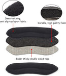 Dr. Foot’s Heel Grips for Kids and Women, Self-Adhesive Heel Cushion Inserts for Girls and Boys Prevent Heel Slipping, Rubbing, Blisters, Foot Pain - 4pairs (Beige+Black) — 5