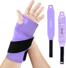 Wrist Ice Pack Wrap for Carpal Tunnel, Gel Ice Packs for Injuries Reusable - Purple — 1