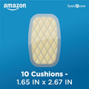 Amazon Basic Care Extreme Hydrocolloid Gel Blister Cushion Bandages, Self-Adhesive, Reduces Rubbing & Friction, Long-Lasting Multi-Day Use, 1.65 in x 2.67 in, 10 ct | 10 Count (Pack of 1) — 5