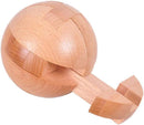 Handmade Wooden Puzzle Magic Ball Brain Teasers Toy Big Wooden Ball Lock Logic Puzzle Intelligence Game Sphere Puzzles for Adults Kids — 4