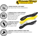PowerStep Pinnacle Work Insoles, Work Boot Arch Support, Plantar Fasciitis Relief, Pronation, Arch Support Shoe Inserts, Orthotic for Men and Women, Made in the USA - Black/Yellow — 3