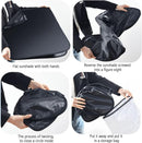 300T Thickened Automotive Glass Sunshade and Comes with Storage Bag,Keep Car Interior Cool,Universal Windshield Sun Shade Fit for Cars,Trucks,SUVs (L: 57.08 * 31.5 inch) — 6
