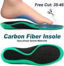 XINIFOOT Carbon Fiber Insole Performance Insoles Shock Absorbing Sport Shoe Insoles for Running, Basketball, Athletics Arch Support Inserts for Hiking Boots or Shoes — 6
