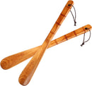 WLMALL Premium Wooden Shoe Horn, 2 PCS Shoehorns Durable, 13" Long Handle Shoe horns, Lazy Sho… — 1