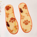 5 Pairs Winter Wool Insoles 17cm Colored Foot Care Protector — 8
