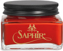 Saphir Medaille d'Or Pommadier Cream 75ml – Natural Cream Leather Shoe Polish, Leather Conditioner for Boots, Handbags | Red — 1