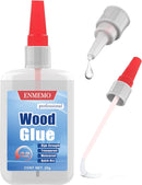 (2-in-1) Thick Wood Glue with Brush Applicator&Nozzle,Wood Crafts Repair — 1