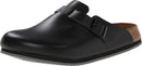 Birkenstock Leather Boston Canberra Clogs – Black — 2