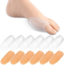 Dimeho 12 Pcs Bunion Cushion Protector,Bunions Corrector Pads,Bunion Guards | Clear Skin Color — 8