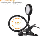 LEPOWER Clip on Light, Book Reading Lamp for Desk, Bed Headboard and Dorm — 7