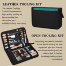 Jupean Leather Working Tools: Leather Tools for Leathers Working Kit | 70 Pcs — 3