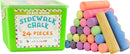 Kid Made Modern Non Toxic Sidewalk Chalk Bucket (24 Count) - Washable Colored Chalk Bulk Set for Kids and Toddlers Outdoor Games — 1
